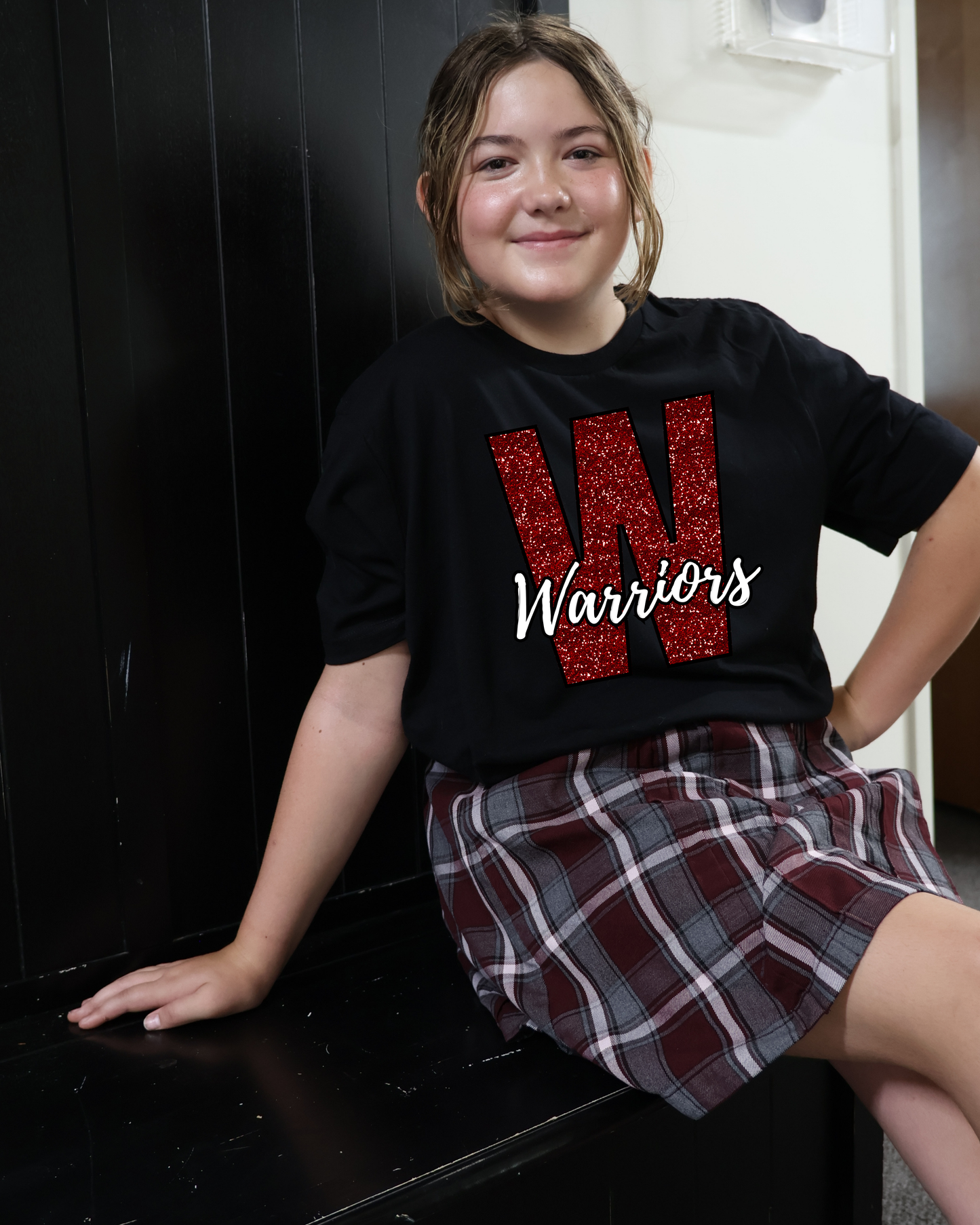 Personalized Initial Shirt- Black