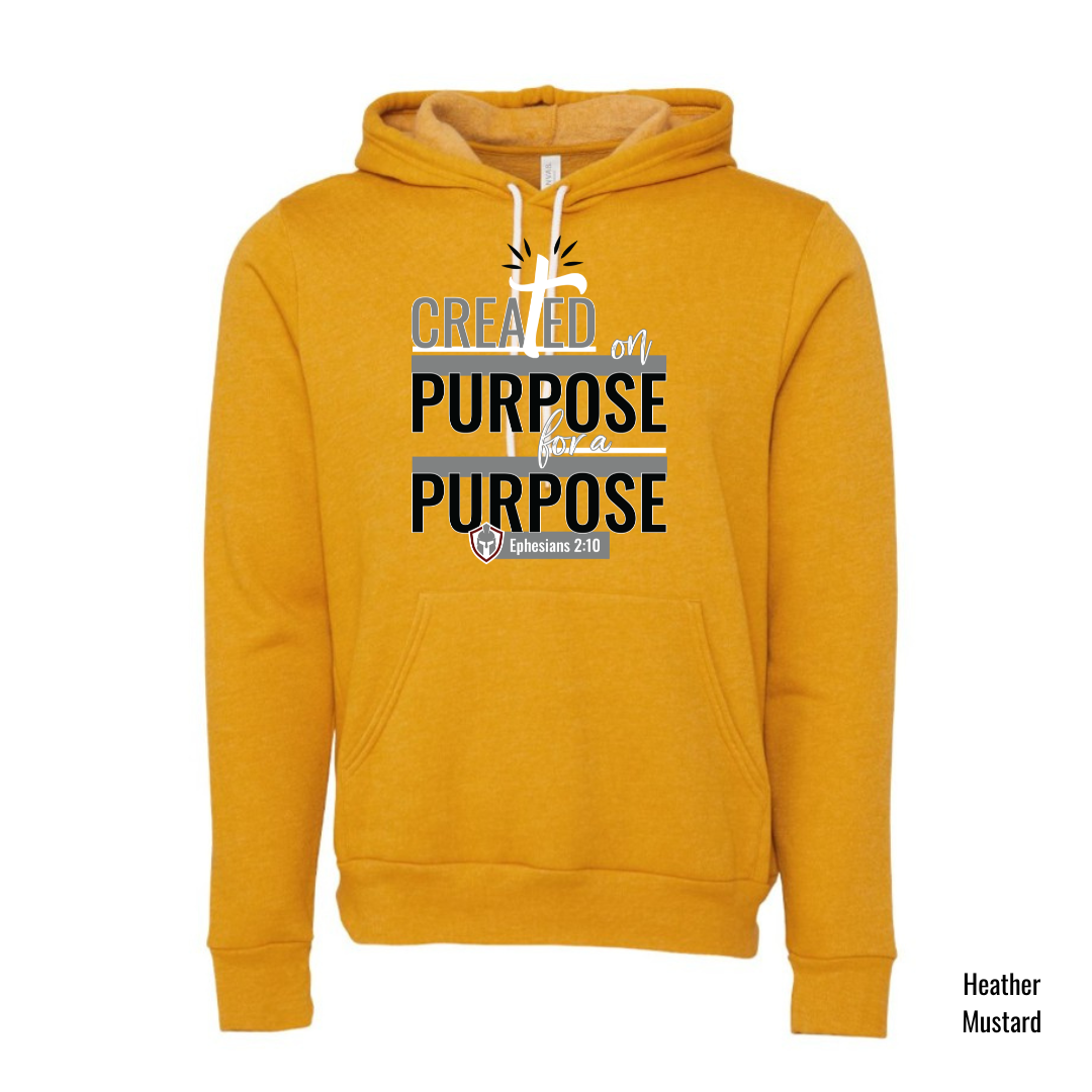 Created on a Purpose for a Purpose Hoodie