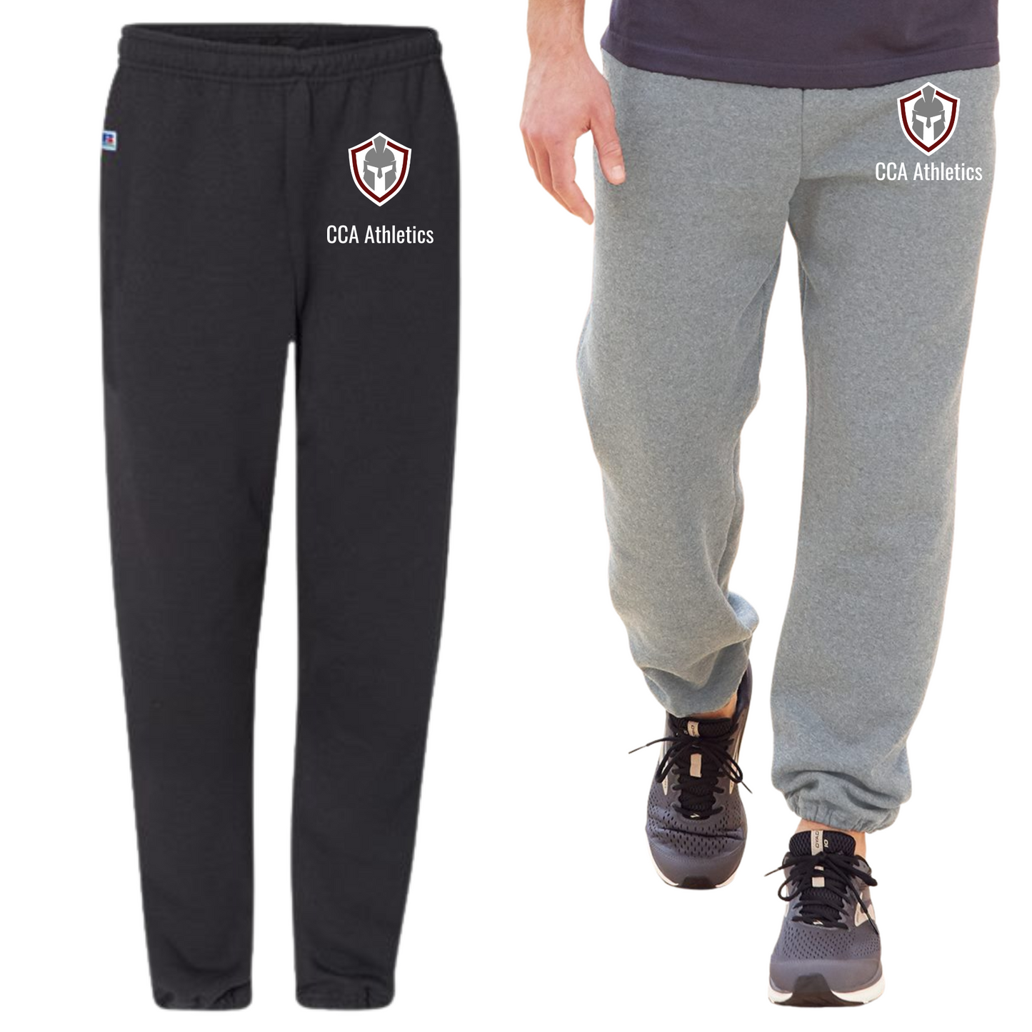 Athletic Warm-Up Sweatpants Closed Bottom