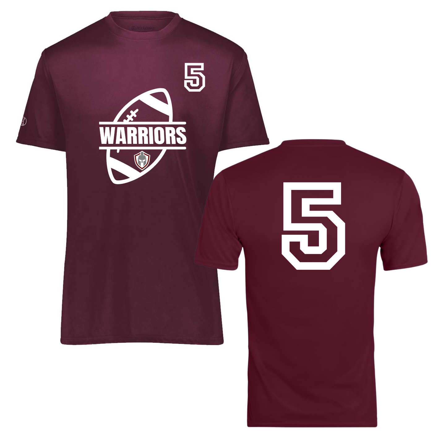 Warriors in Training Football Jersey