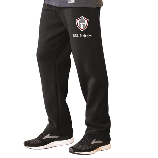 Athletic Warm-Up Sweatpants Open Bottom