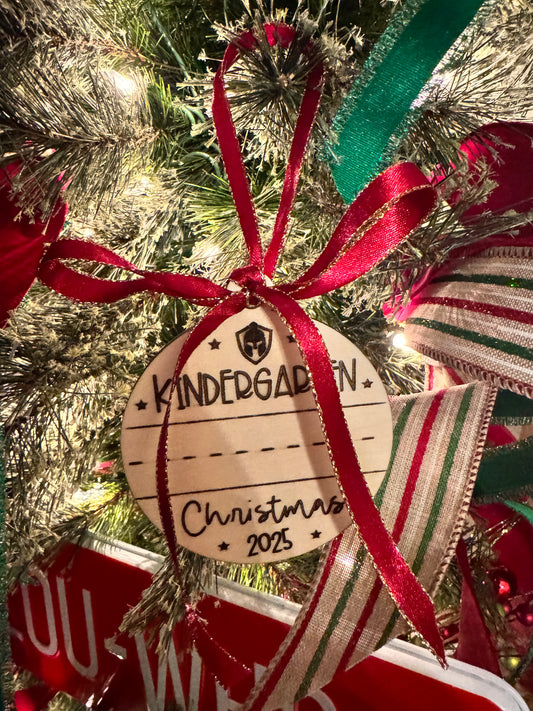 Custom Signature Ornament by Grade
